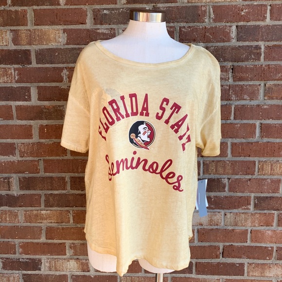 Touch by Alyssa Milano Tops - ⭐️Touch Florida State Seminoles Mesh Back T-Shirt